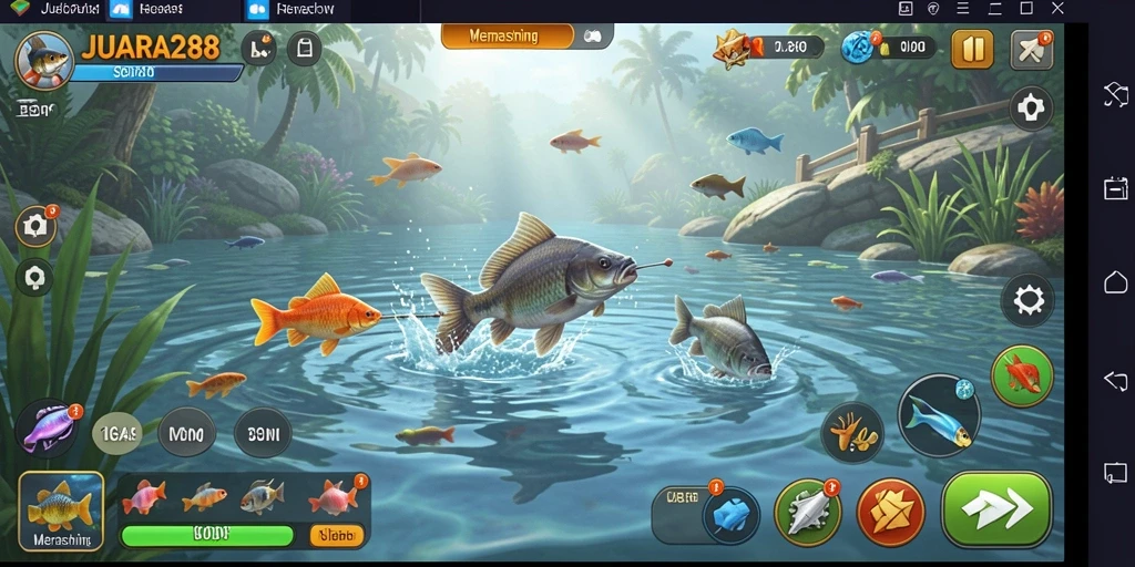 Tampilan antarmuka JUARA288 yang menarik dengan fungsi memancing.