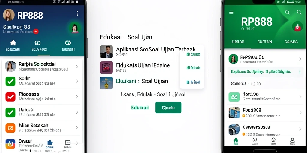 Antarmuka RP888 yang menarik dan fungsional untuk belajar.